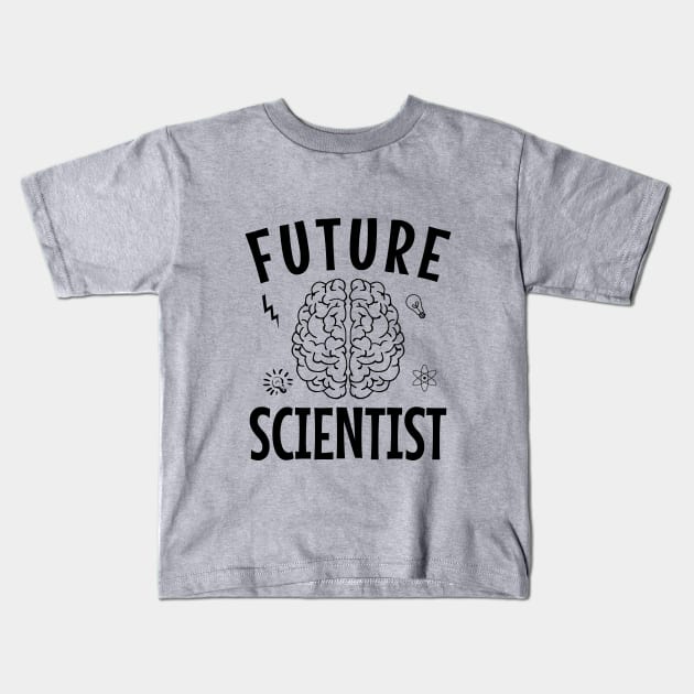 Future Scientist Kids T-Shirt by cypryanus